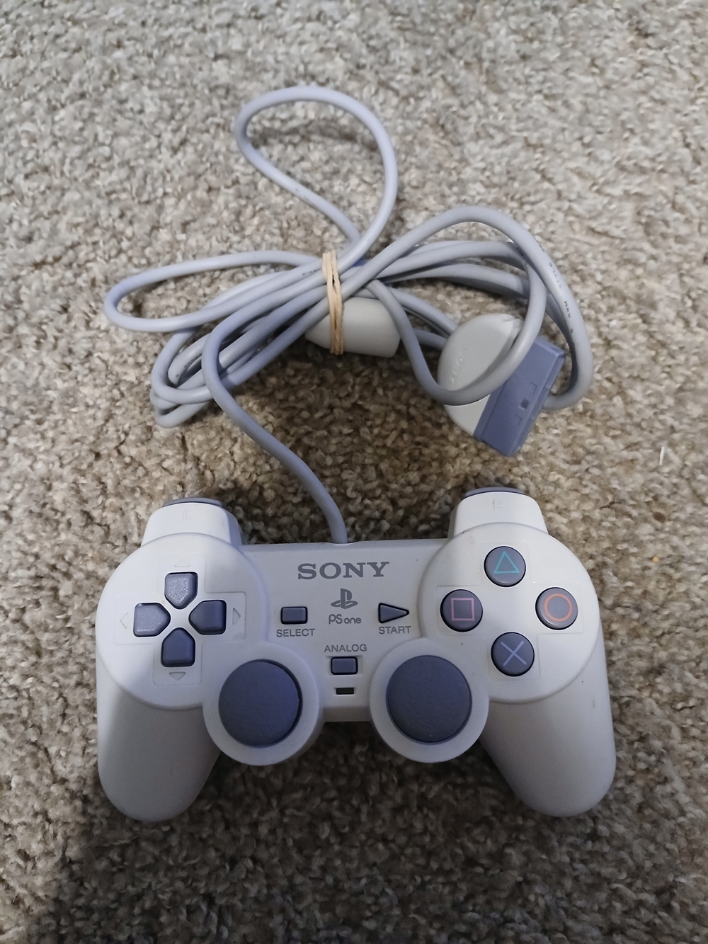 Sony White PSone Wired Controller